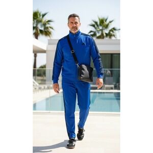 Adidas Men's Team Royal Blue Track Suit M-2XL J-J18820/ M-XL P-J18805